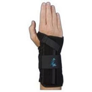8" Suede Wrist Lacer II Black Left Hand 6-1/4-7"